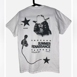 XXXL Beyoncé Renaissance World Tour White Summer Tshirt